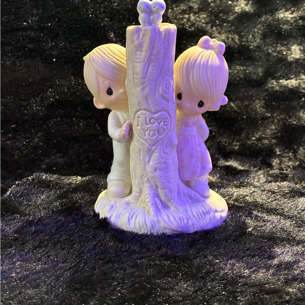 Precious Moments 1979 Vintage #E-3116 "Thee I Love" Porcelain Jonathan & David